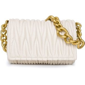 Quilted Purse Off White - small